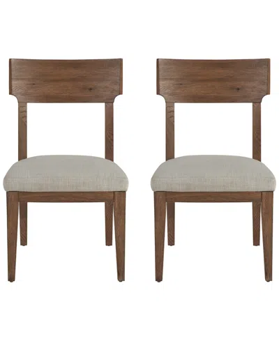 Universal Furniture Griffith Park 2-pc. Wood Side Chair Set In Brown