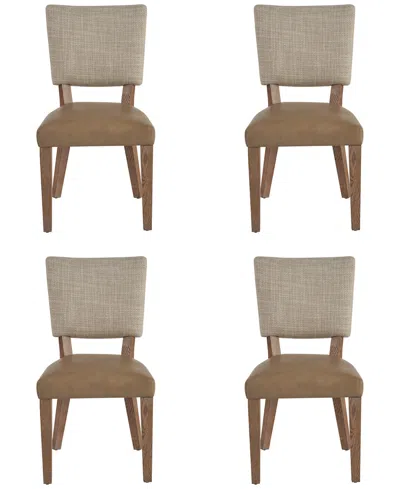 Universal Furniture Griffith Park 4-pc. Upholstered Side Chair Set In Brown