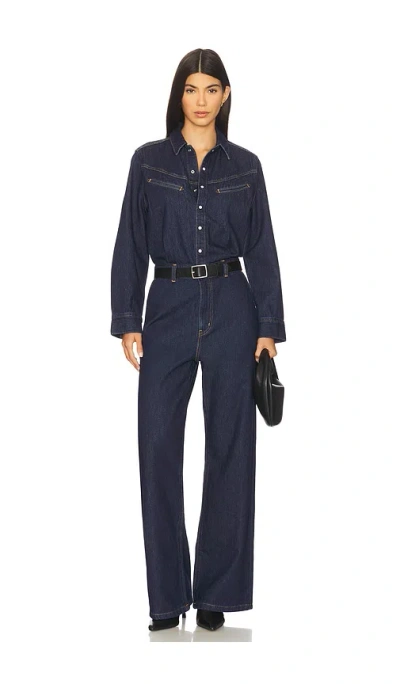 Levi's Rinoa Wide Leg Jumpsuit In Blue