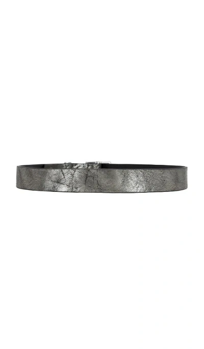 Rag & Bone X Boyfriend Belt In Gray