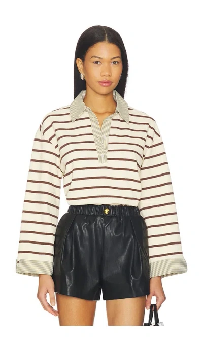 Maude Club Gabrielle Top In Brown