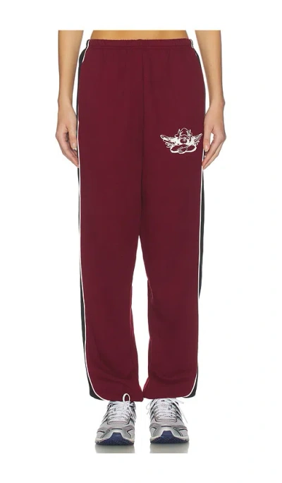 Boys Lie Good Sport Kimmy Pant In Burgundy