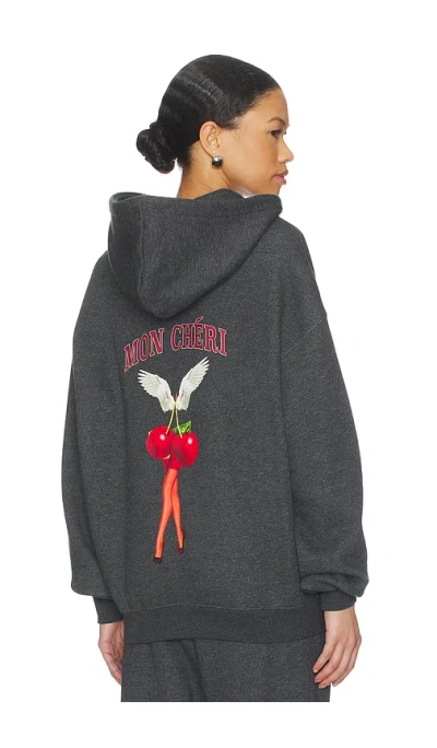 Boys Lie Mon Cheri Racer Hoodie In Gray