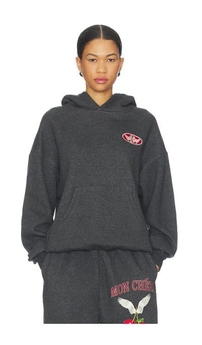 Boys Lie Mon Cheri Racer Hoodie In Gray