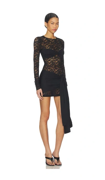 Lioness Midnight Mini Dress In Black
