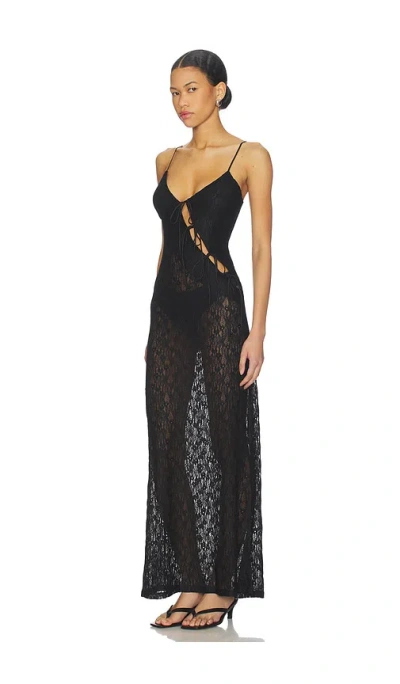 Lioness About A Girl Maxi Dress In Black