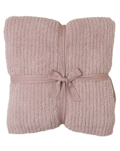 Barefoot Dreams Cozychic Ribbed Bed Blanket In Pink