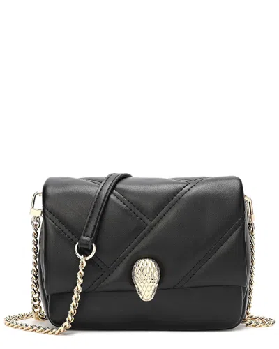 Tiffany & Fred Paris Quilted Leather Crossbody In Black