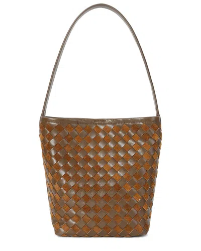 Tiffany & Fred Paris Leather Mini Satchel In Brown