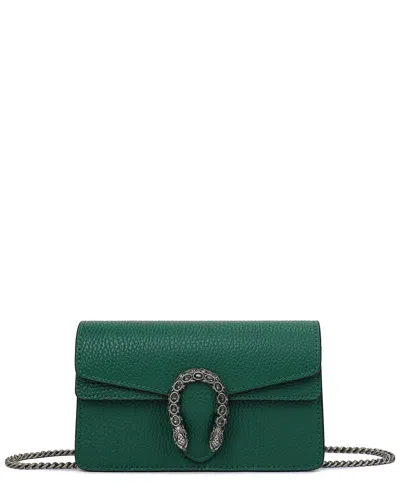 Tiffany & Fred Paris Crystal Dragon Leather Crossbody In Blue