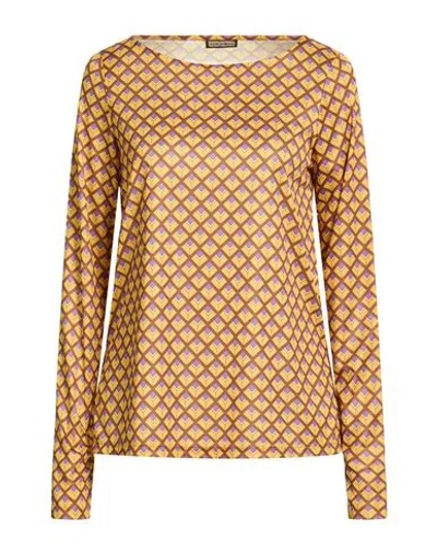 Maliparmi Malìparmi Woman T-shirt Marigold Size 10 Polyester In Yellow