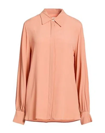 Ottod'ame Woman Shirt Blush Size 10 Acetate, Silk In Pink