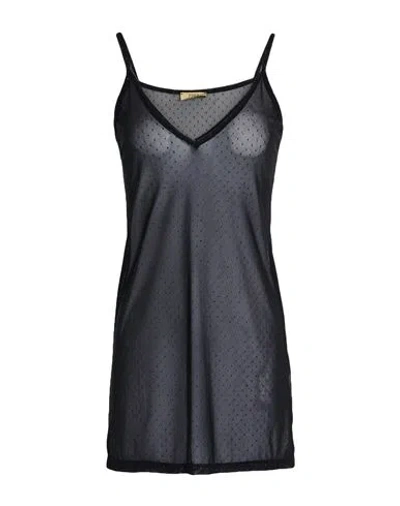 Pho® Firenze Pho Firenze Woman Top Black Size S Nylon, Elastane In Black