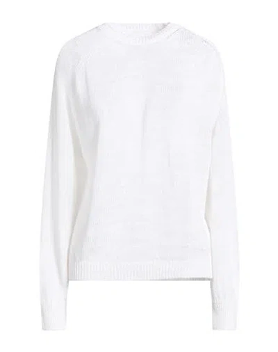 Daniele Fiesoli Collezione N_01 Woman Sweater White Size L Linen In White