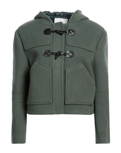 Ba&sh Manteau Paimee Wool-blend Coat In Gray