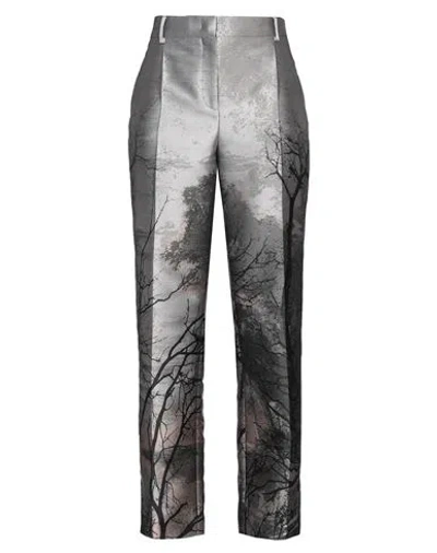 Alberta Ferretti Woman Pants Light Grey Size 10 Polyester, Polyamide In Gray