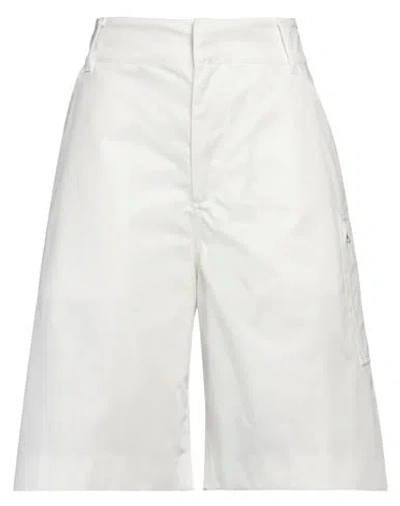 Darkpark Woman Shorts & Bermuda Shorts White Size 6 Cotton In White