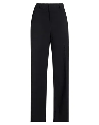 Ottod'ame Woman Pants Black Size 10 Polyester, Viscose, Elastane In Black