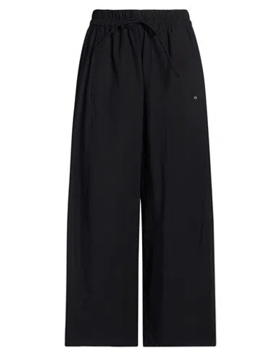 Ottod'ame Woman Pants Black Size 8 Cotton In Black