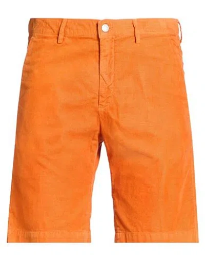 Massimo Alba Man Shorts & Bermuda Shorts Orange Size 34 Cotton In Orange