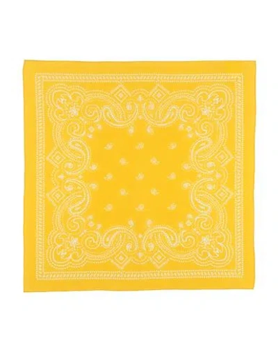 Givenchy Man Scarf Yellow Size - Cotton In Yellow