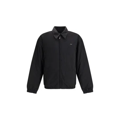 Prada Black Recycled Polyamide Full-length Jacket In Black