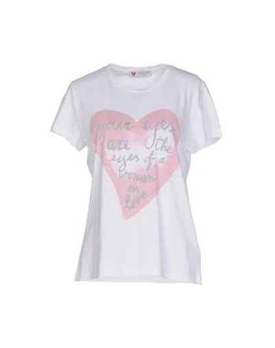 Valentino Garavani L'amour Woman T-shirt White Size M Cotton In White