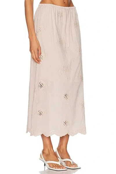 Skall Studio Isla Skirt In Neutral