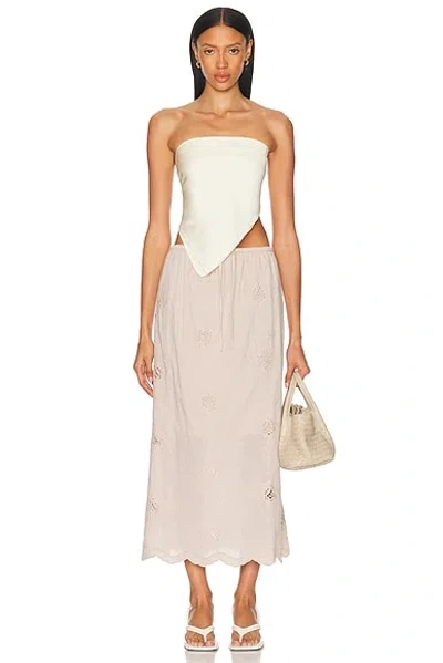 Skall Studio Isla Skirt In Neutral