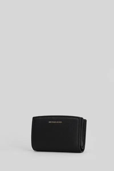 Michael Kors Bryant Wallet In Black Leather In Black