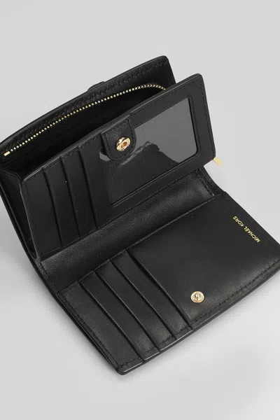 Michael Kors Bryant Wallet In Black Leather In Black