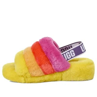 Ugg (wmns)  Fluff Yeah Slide Slipper Rainbow Yellow