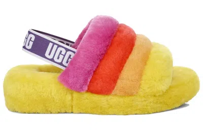 Ugg (wmns)  Fluff Yeah Slide Slipper Rainbow Yellow
