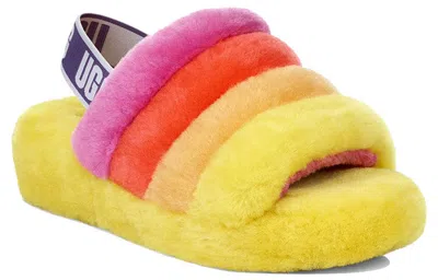 Ugg (wmns)  Fluff Yeah Slide Slipper Rainbow Yellow