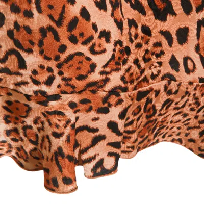 Twinset Mini Dress In Animal Print