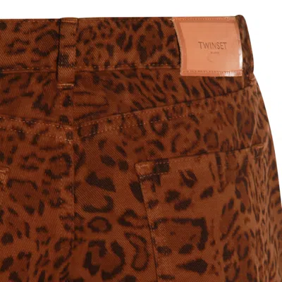 Twinset Jeans In Brown