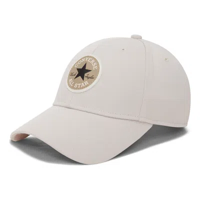 Converse Chuck Patch Baseball Cap 'beige' In Gray