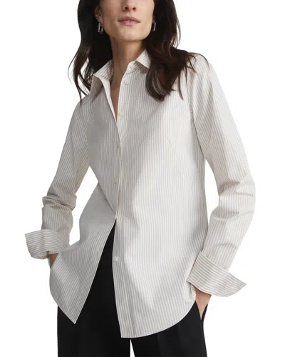 Lafayette 148 New York Petite Kennedy Shirt In White