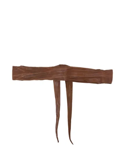 Sommet Tie Belt In Brown