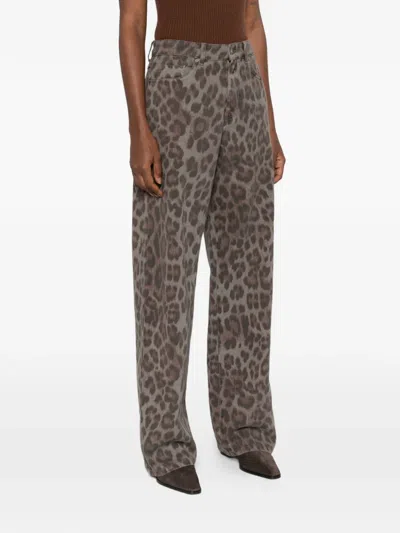 Aniye By Lizzy Animal-print Trousers In Multi