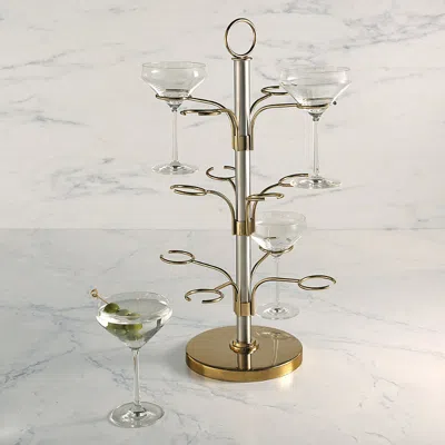 Frontgate Mixed Metal Cocktail Tree In Multi