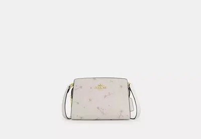 Coach Outlet Gia Crossbody Bag With Star Print In White