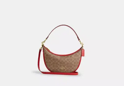Coach Outlet Aria Shoulder Bag In Signature Canvas In Multi