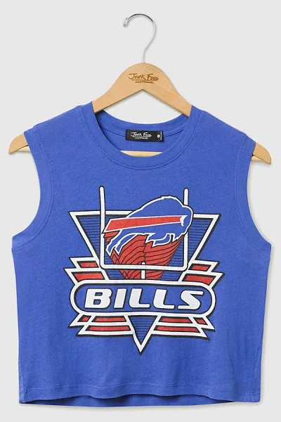 Junk Food Nfl Field Goal Tank Top In Buffalo Bills, Women's At Urban Outfitters In Blue