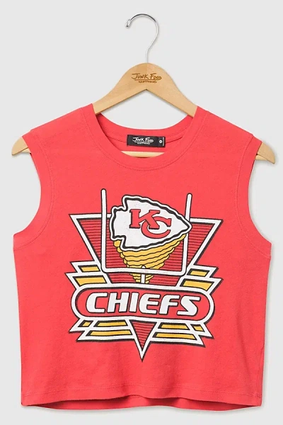 Junk Food Nfl Field Goal Tank Top In Kansas City Chiefs, Women's At Urban Outfitters In Orange
