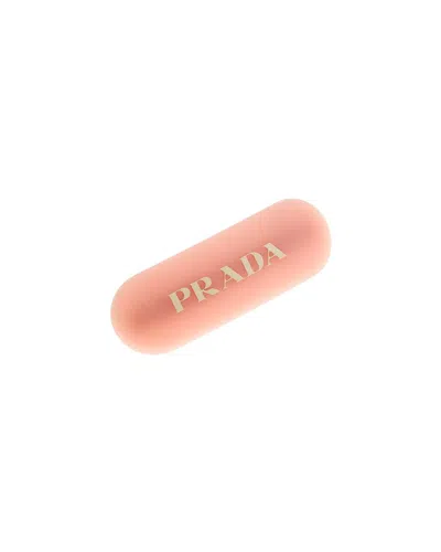 Prada Logo Hair Clip In Pink
