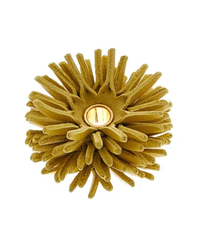 Loewe Flower Leather Dice In Multi