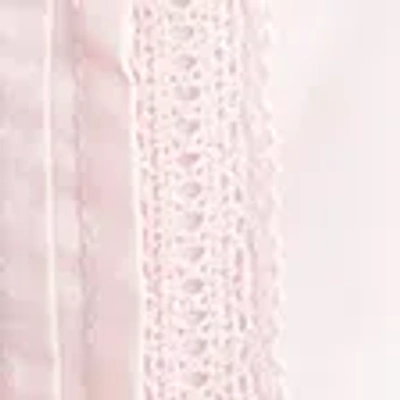 Hollister Lace Inset Button-through Shirt In Purple