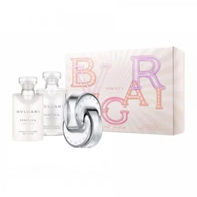 Bvlgari Ladies Omnia Crystalline Gift Set Fragrances 783320411496 In Transparent