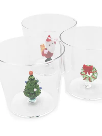 Ichendorf Milano Christmas Tales Tumbler Glasses (set Of Six) In White
